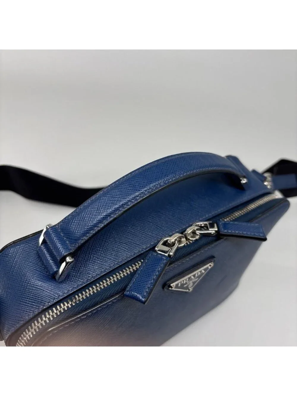 Prada Super IC Brick Saffiano Leather Shoulder Bag